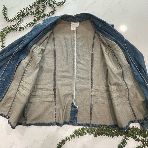 Vintage Coldwater Creek Blue Jean Denim Jacket - Picture 6 of 13
